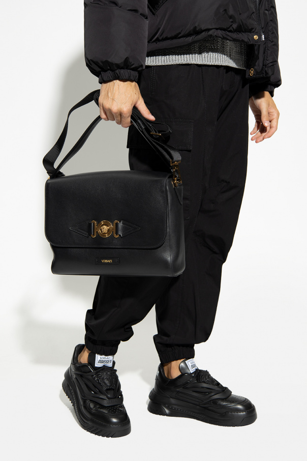 Versace medusa messenger on sale bag